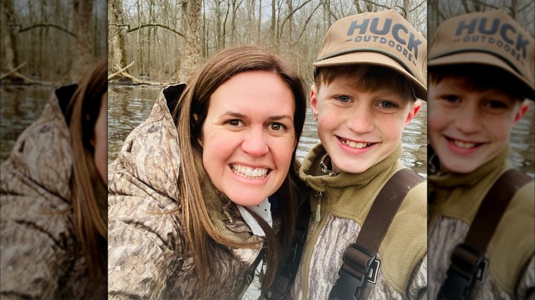 Sarah Huckabee Sanders with no makeup