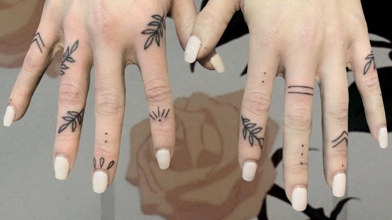 Finger Tattoos Dont Hurt  YouTube