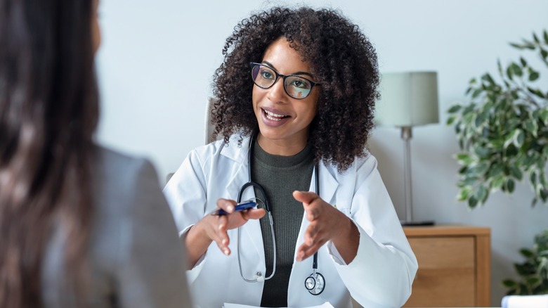 doctor discussing berberine supplement