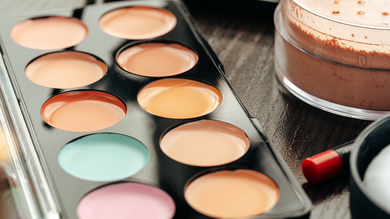 color correctors in jars