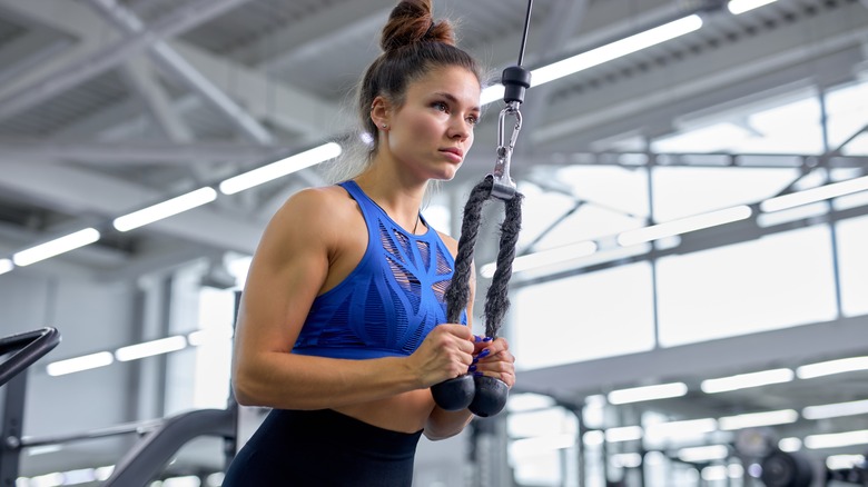 woman working out 