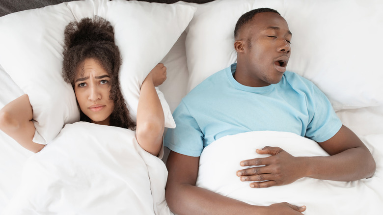 sleeping apart snoring
