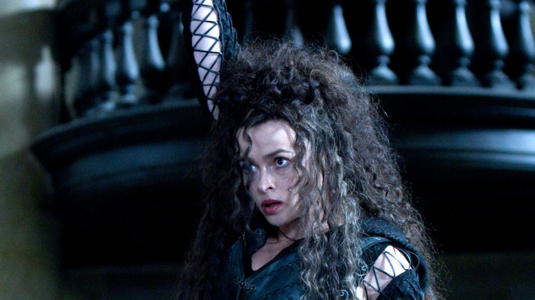 Helena Bonham Carter playing Bellatrix Lestrange