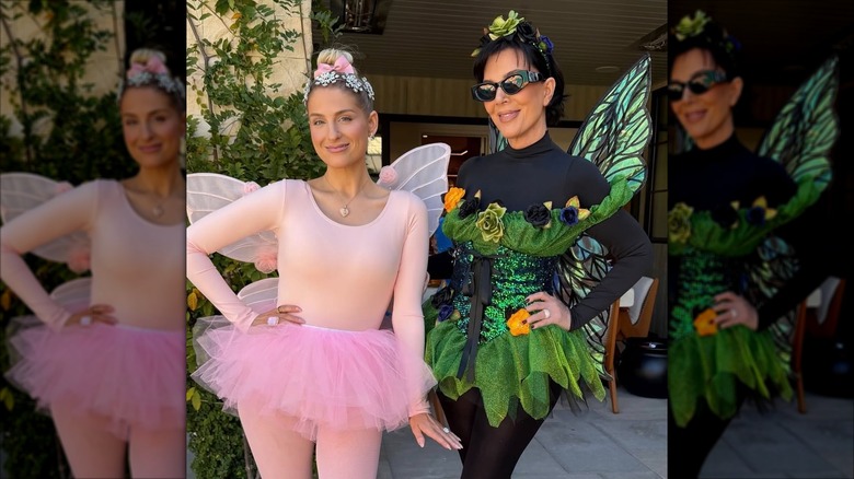 Meghan Trainor and Kris Jenner's Halloween fairy costumes