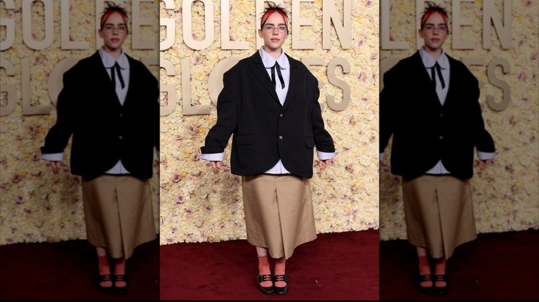 Billie Eilish at the 81st Golden Globes