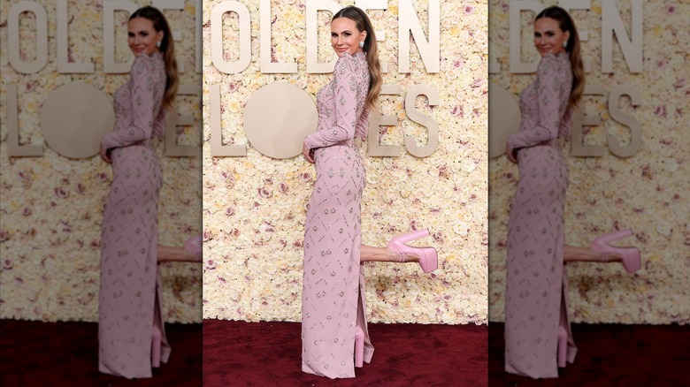 Keltie Knight at the 81st Golden Globes