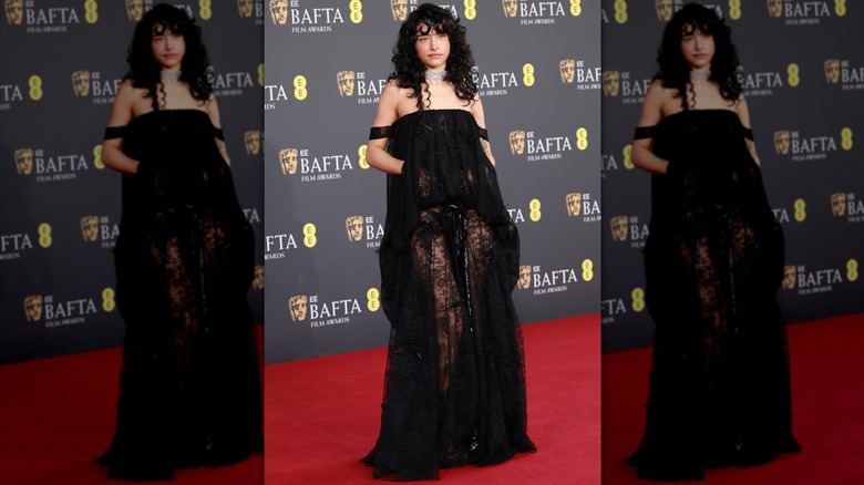 Odessa A'zion at the 2026 BAFTAs