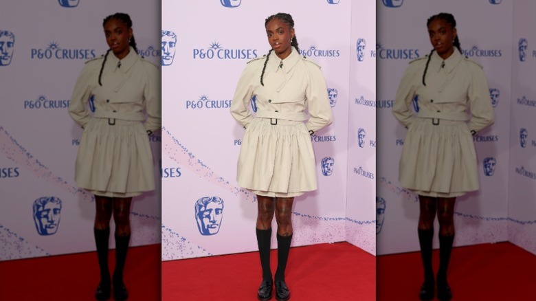 Cat Burns at the BAFTA TV Awards