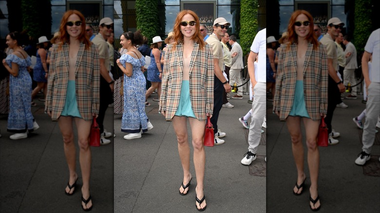 Angela Scanlon at Wimbledon 2026.
