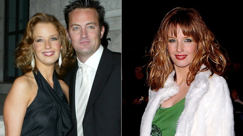 Kelly Reilly with Matthew Perry and in a white coat