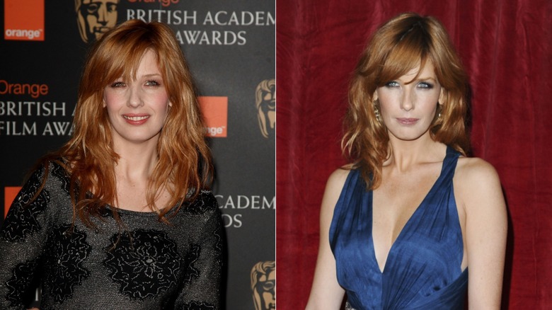 Kelly Reilly with ginger-colored hair