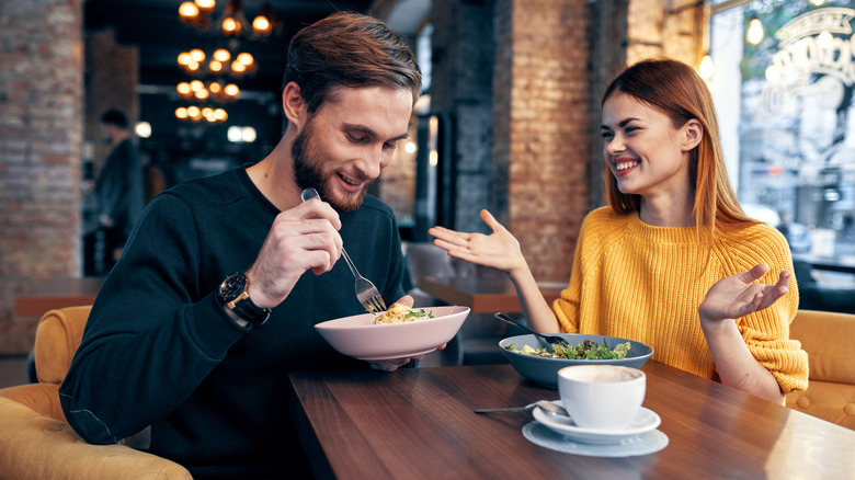 Couple on a date