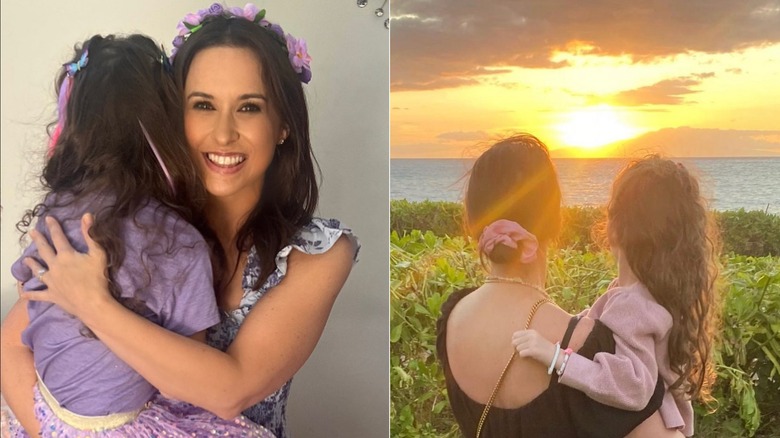 Lacey Chabert with her daughter, Julia Mimi Bella Nehdar.