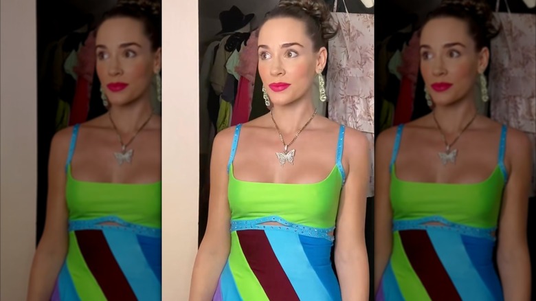 Christa B. Allen dressed as Jennifer Garner from "13 Going on 30"