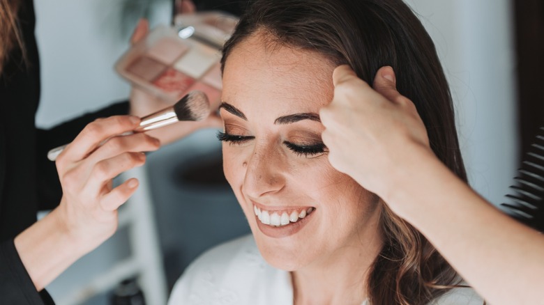 bride getting ready