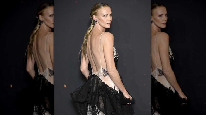 Charlize Theron at the Paris premiere of "The Odyssey."