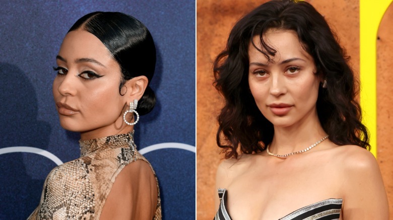 Side-by-side of Alexa Demie at the 2019 and 2026