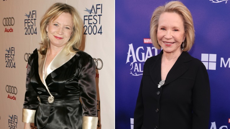 Side-by-side comparison of Debra Jo Rupp over the years.