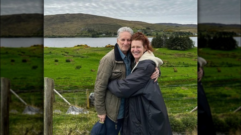 Haviland Morris and her husband Robert Score on a trip to Ireland.