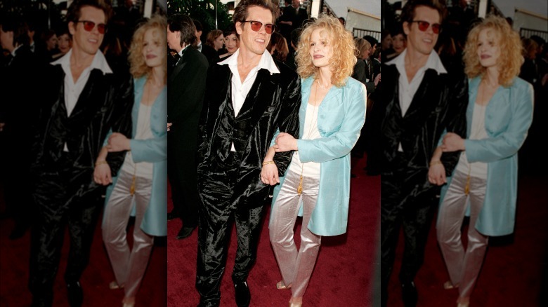 Kevin Bacon and Kyra Sedgwick at the 1997 Golden Globes