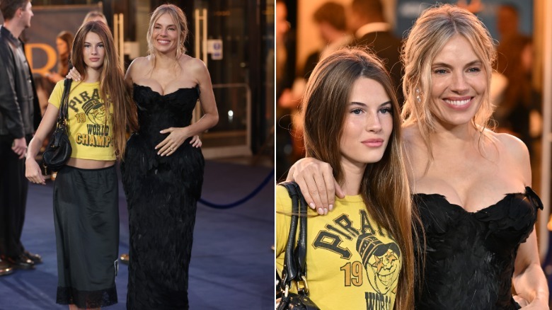 Sienna Miller and daughter Marlowe in 2026