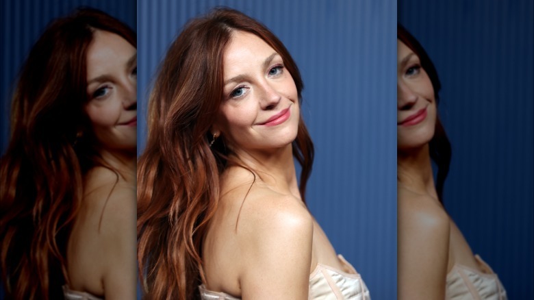 Abby Elliott at the 2026 Emmy's.