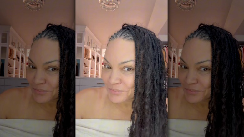 Egypt Sherrod smiling without wearing makeup