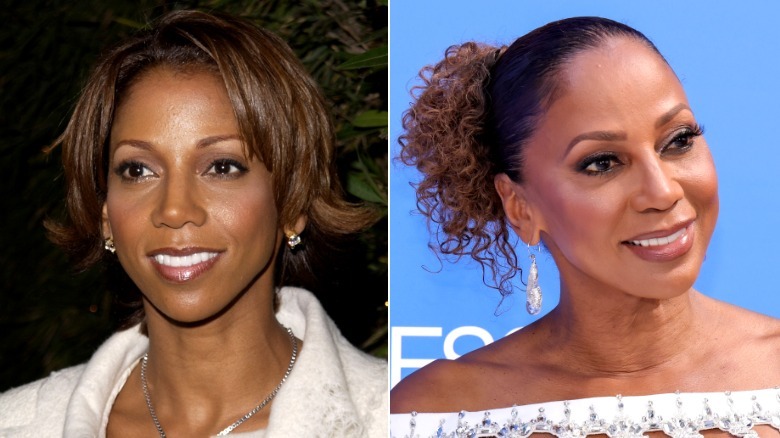 Side-by-side photos of Holly Robinson Peete in 2001 and 2026