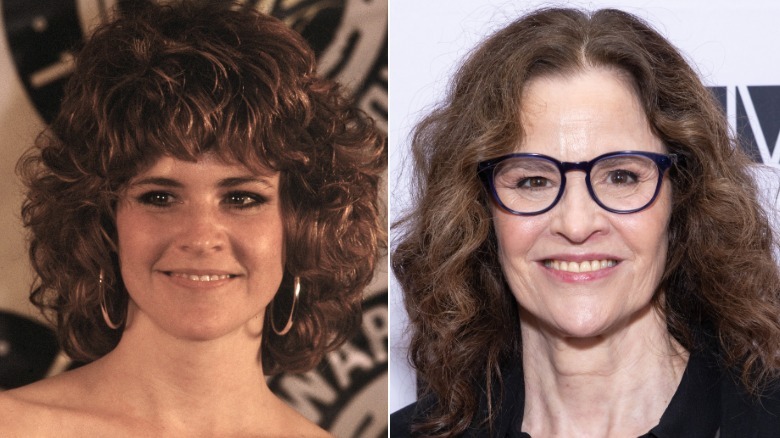 Side-by-side comparison of Ally Sheedy throughout the years.