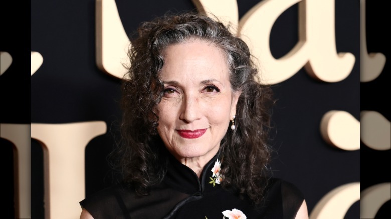 Bebe Neuwirth on the red carpet with gray curls