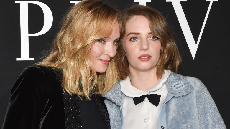 Uma Thurman and Maya Hawke in 2019