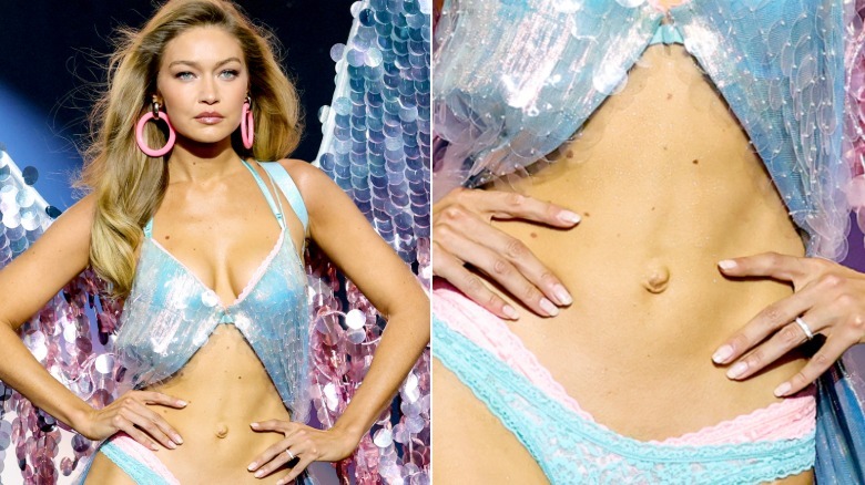Gigi Hadid walking the 2026 Victoria's Secret Fashion Show