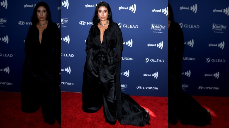Aminah Nieves on the red carpet in 2023