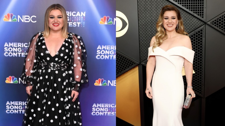 Kelly Clarkson in 2022 versus Kelly Clarkson in 2025
