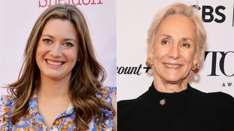 L: Zoe Perry attends the Premiere Of Warner Bros. 100th Episode Of