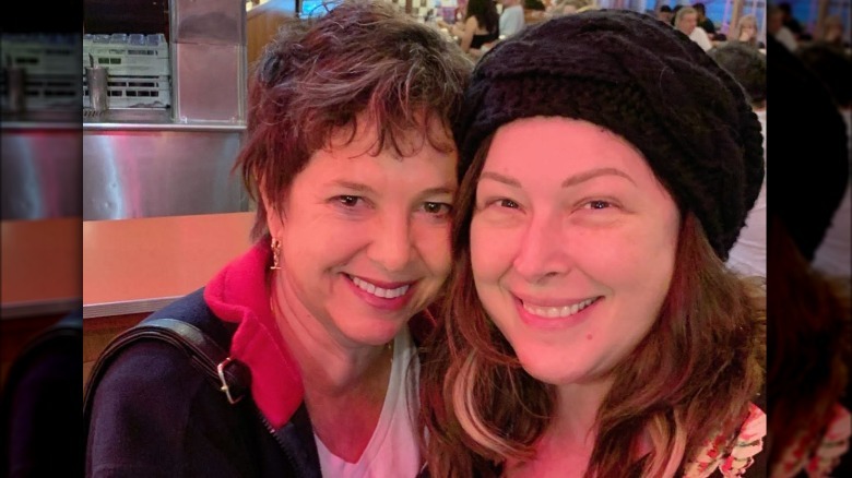 Actor Carnie Wilson with retired actor Kristy McNichol