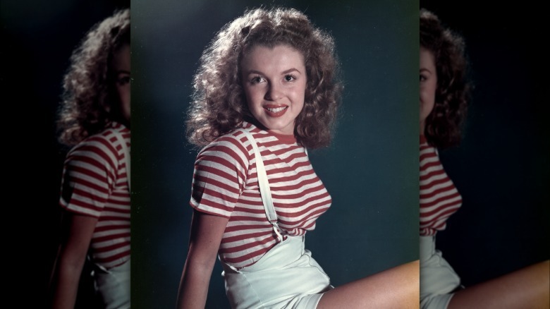 Marilyn Monroe before she became famous.